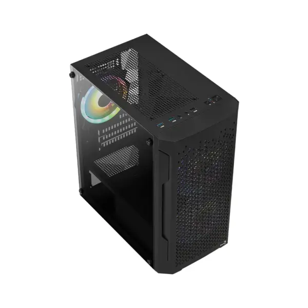 Корпус для ПК AeroCool Trinity Mini-G-BK-v2 (ACCS-PV32033.11) Корпус для ПК AeroCool Trinity Mini-G-BK-v2 (ACCS-PV32033.11)