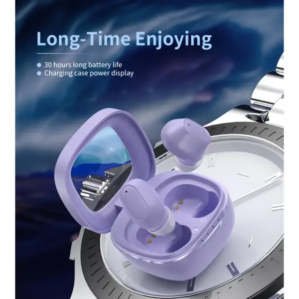 Навушники Choetech TWS Small Cube Purple (BH-T23-PU) Навушники Choetech TWS Small Cube Purple (BH-T23-PU)