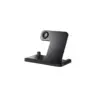 Зарядний пристрій Essager 4-in-1 wireless charger 15W foldable desktop black (EWXZM-JC01-Z)