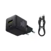 Зарядний пристрій Baseus 1xUSB-C 30W + 1xUSB + cable USB-C to USB-C 60W 1.0m (P1011160A113-01)