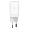 Зарядний пристрій Baseus 1xUSB-C 30W + 1xUSB white (CCSUPP-E02)