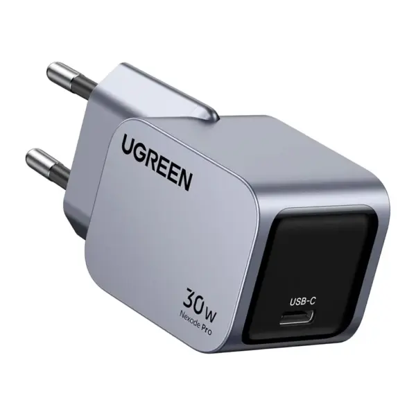 Зарядний пристрій Ugreen USB-C PD30W GaN X703 gray (35006)