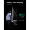 Зарядний пристрій Ugreen USB-C PD30W GaN X703 gray (35006)