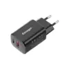 Зарядний пристрій Essager 1xUSB + 1xUSB-C PD30W black (ECTPQS-ZTB01)