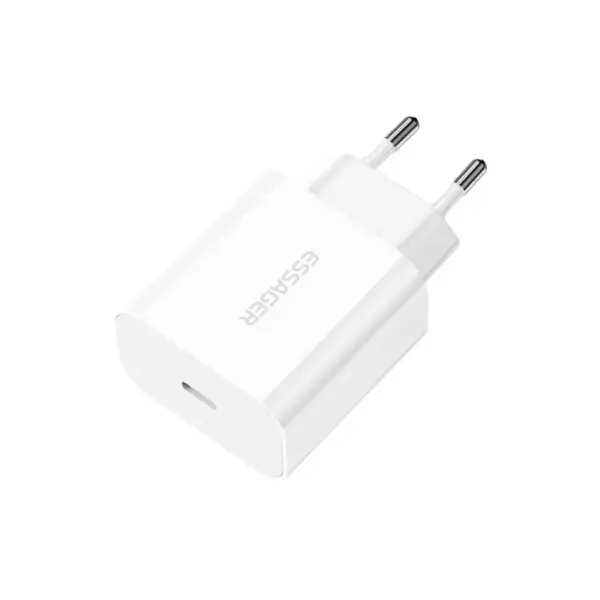 Зарядний пристрій Essager USB-C PD20W white (ECTC-FJB02-P)