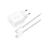 Зарядний пристрій Essager USB-C PD20W + cable USB-C to USB-C white (EFJB02-JSTT2-T)