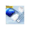 Зарядний пристрій Essager USB-C PD20W + cable USB-C to Lightning white (EFJB02-XBL02-T)