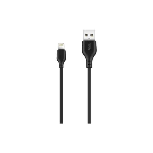 Дата кабель USB 2.0 AM to Lightning 1.0m 2.1A NB103 black XO (6920680862702) Дата кабель USB 2.0 AM to Lightning 1.0m 2.1A NB103 black XO (6920680862702)