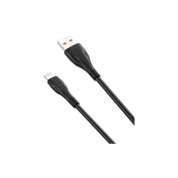 Дата кабель USB 2.0 AM to Lightning 1.0m 6A NB185 black XO (6920680879236)