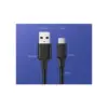 Дата кабель USB 2.0 AM to USB-C 0.25m 3A US287 black Ugreen (60114)
