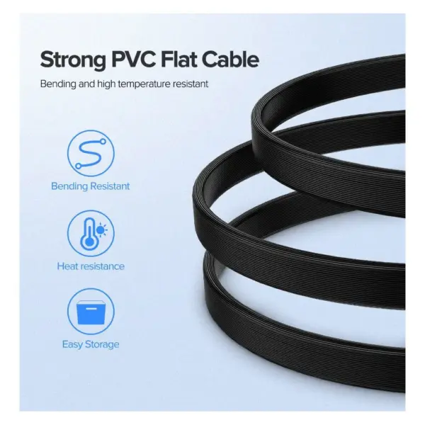 Кабель для передачі даних SATA 3 Data Cable 0.5m 90° corner US217 Black Ugreen (30797) Кабель для передачі даних SATA 3 Data Cable 0.5m 90° corner US217 Black Ugreen (30797)