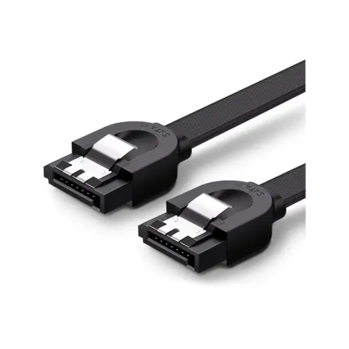 Кабель для передачі даних SATA 3 Data Cable 0.5m US217 Black Ugreen (30796)