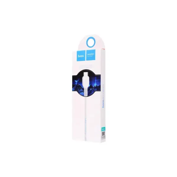 Дата кабель USB 2.0 AM to USB-C 1.0m 3A white HOCO (6957531068853) Дата кабель USB 2.0 AM to USB-C 1.0m 3A white HOCO (6957531068853)