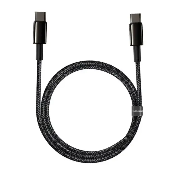 Дата кабель USB-C to USB-C 1.0m 100W black Baseus (CATWJ-01)