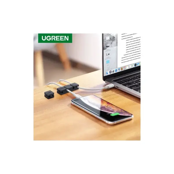 Тримач для кабелю Ugreen LP208 Cable Holder Clips Black (70585)