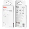 Дата кабель USB 2.0 AM to Lightning 2.0m 2.1A white XO (CB-200UL)