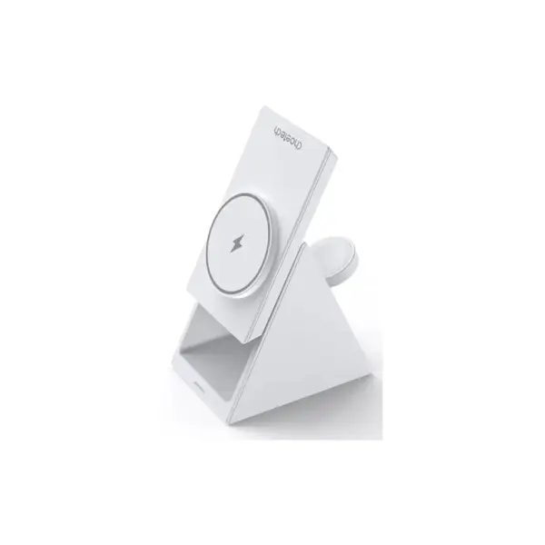 Зарядний пристрій Choetech Wireless magnetic 3-in-1 15W white (T600-F)
