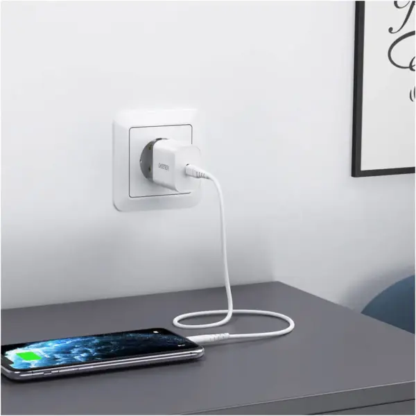 Зарядний пристрій Choetech USB-C PD20W white (Q5004-V5)