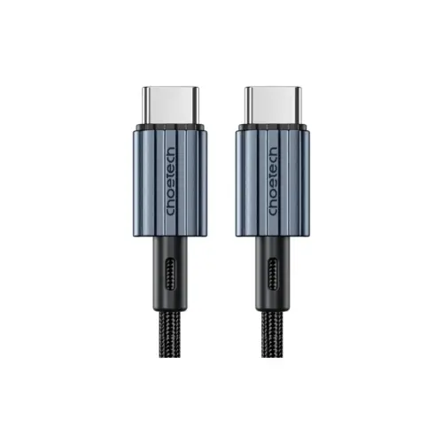 Дата кабель USB-C to USB-C 2.0m PD60W black Choetech (6932112105035) Дата кабель USB-C to USB-C 2.0m PD60W black Choetech (6932112105035)