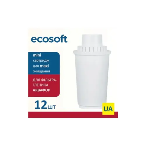 Картридж для фільтра глечика Ecosoft Аквафор 12 шт (4820056802085) Картридж для фільтра глечика Ecosoft Аквафор 12 шт (4820056802085)