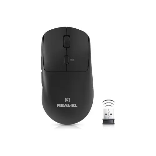 Мишка REAL-EL RM-355W Wireless Black (EL123200054) Мишка REAL-EL RM-355W Wireless Black (EL123200054)