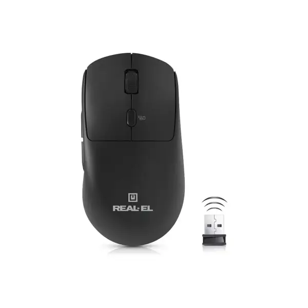 Мишка REAL-EL RM-355W Wireless Black (EL123200054) Мишка REAL-EL RM-355W Wireless Black (EL123200054)