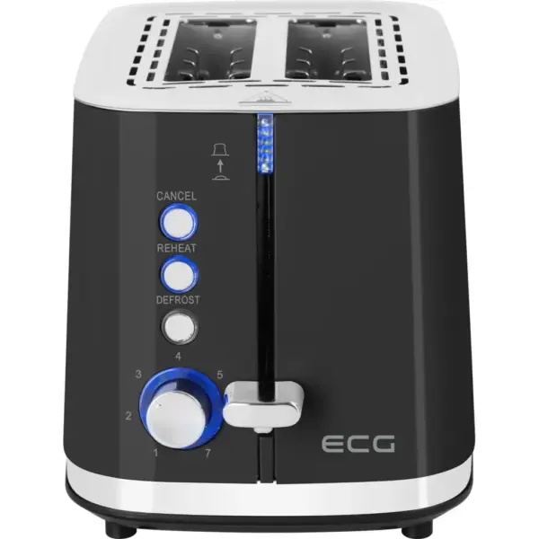 Тостер ECG ST 2766 Vintage Nero