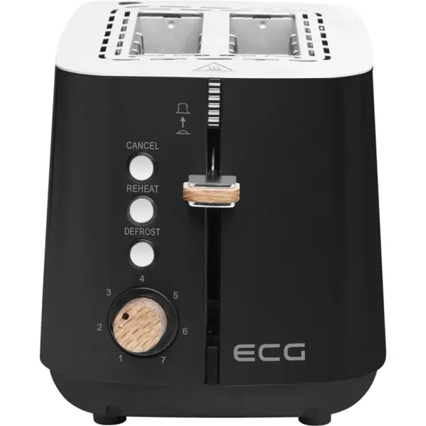 Тостер ECG ST 2768 Timber Black