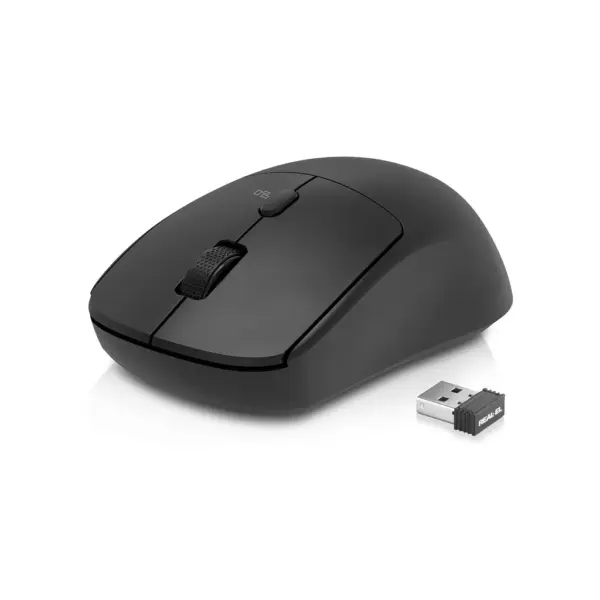 Мишка REAL-EL RM-317W Wireless Black (EL123200052)