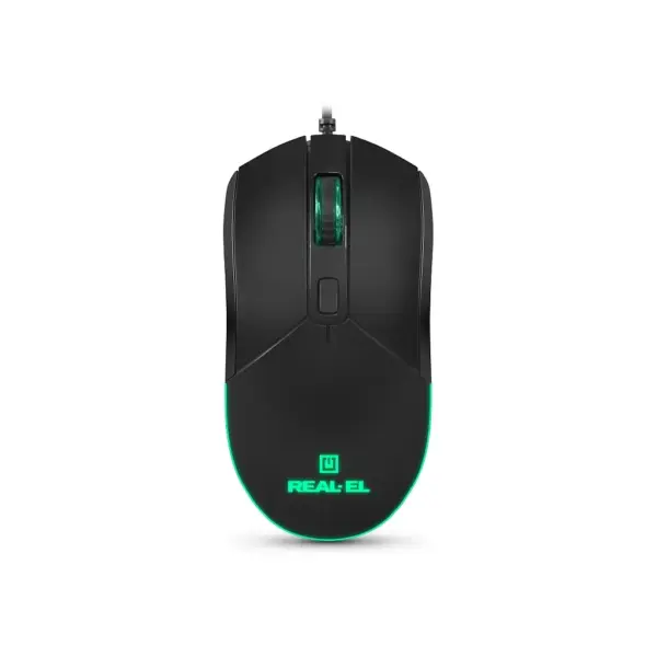 Мишка REAL-EL RM-515 USB Black (EL123200059)