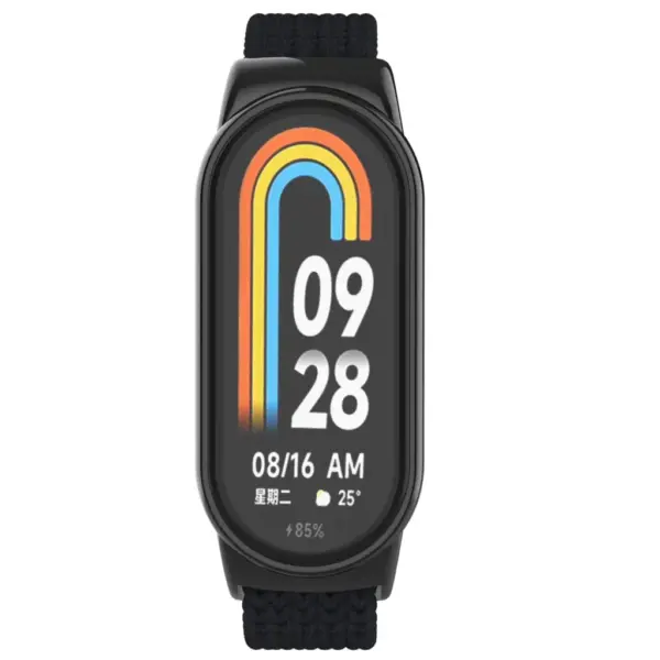 Ремінець до фітнес браслета Armorstandart Braided Solo Loop для Xiaomi Smart Band 10/9/8 Black (ARM86879)