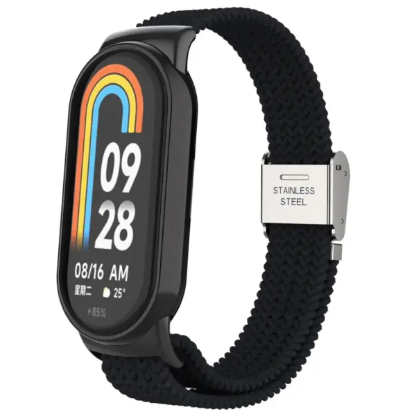 Ремінець до фітнес браслета Armorstandart Braided Solo Loop для Xiaomi Smart Band 10/9/8 Black (ARM86879)
