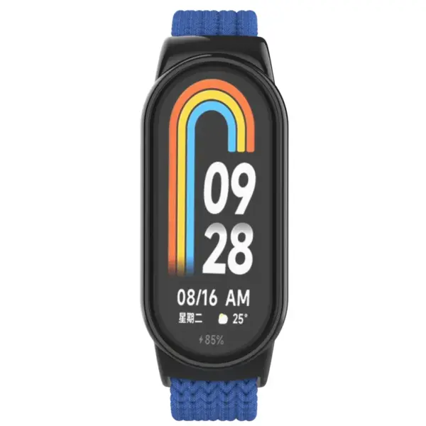 Ремінець до фітнес браслета Armorstandart Braided Solo Loop для Xiaomi Smart Band 10/9/8 Blue (ARM86880)