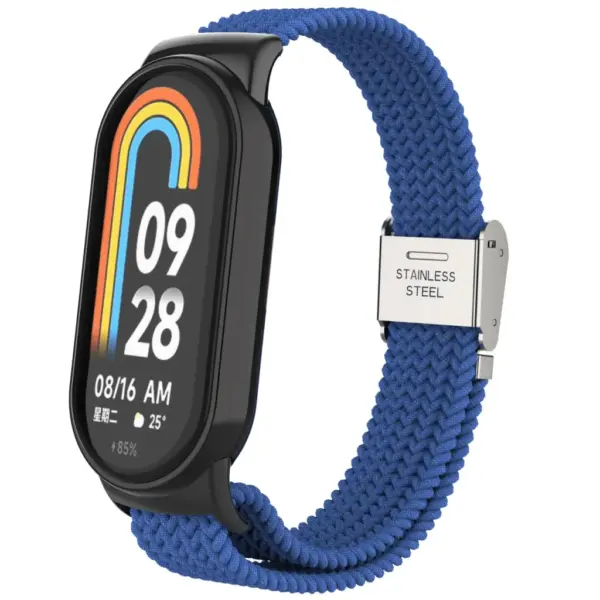Ремінець до фітнес браслета Armorstandart Braided Solo Loop для Xiaomi Smart Band 10/9/8 Blue (ARM86880)