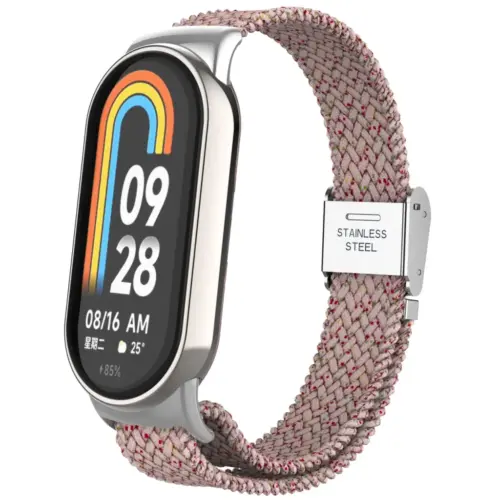 Ремінець до фітнес браслета Armorstandart Braided Solo Loop для Xiaomi Smart Band 10/9/8 Starlight Pink (ARM86885)