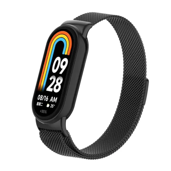 Ремінець до фітнес браслета Armorstandart Milanese Magnetic для Xiaomi Smart Band 10/9/8 Black (ARM86890) Ремінець до фітнес браслета Armorstandart Milanese Magnetic для Xiaomi Smart Band 10/9/8 Black (ARM86890)