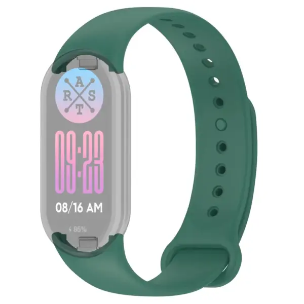 Ремінець до фітнес браслета Armorstandart для Xiaomi Smart Band 10/9/8 Dark Green (ARM86907)