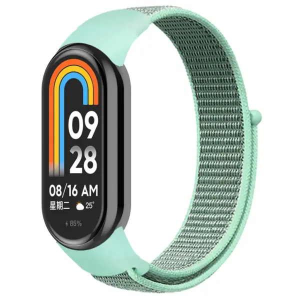 Ремінець до фітнес браслета Armorstandart для Xiaomi Smart Band 10/9/8 Mint/Grey (ARM86899)