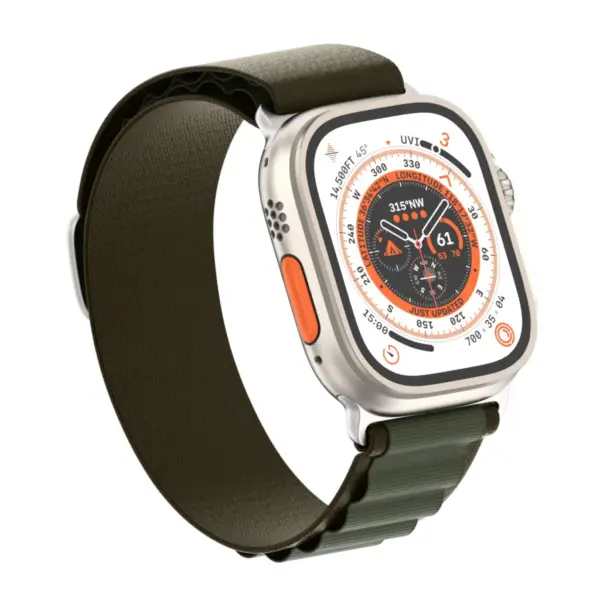 Ремінець до смарт-годинника Armorstandart Alpina Band для Apple Watch 49/46/45/44/42 (Series 1-3) Olive (ARM81045)