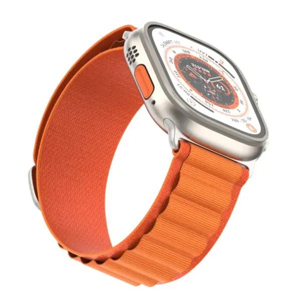 Ремінець до смарт-годинника Armorstandart Alpina Band для Apple Watch 49/46/45/44/42 (Series 1-3) Orange (ARM64979)
