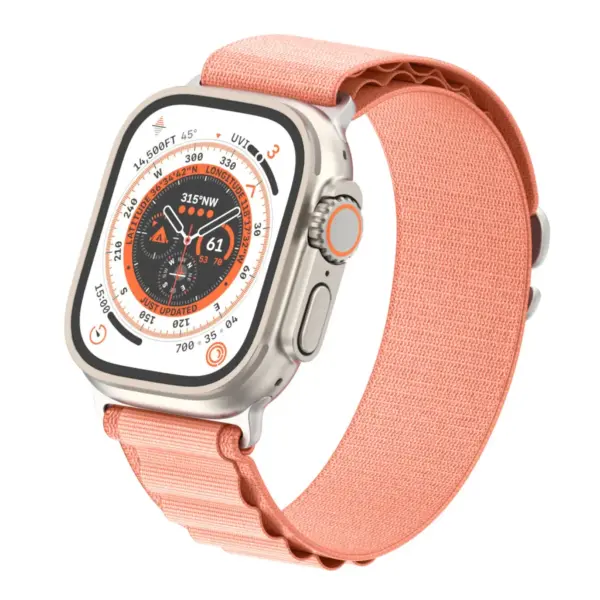 Ремінець до смарт-годинника Armorstandart Alpina Band для Apple Watch 49/46/45/44/42 (Series 1-3) Peach (ARM81051)