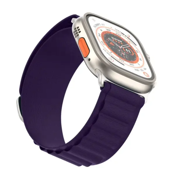 Ремінець до смарт-годинника Armorstandart Alpina Band для Apple Watch 49/46/45/44/42 (Series 1-3) Purple (ARM74199)
