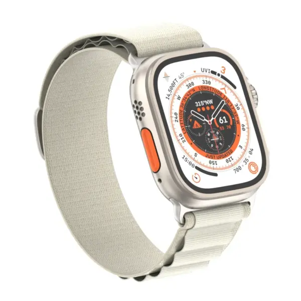 Ремінець до смарт-годинника Armorstandart Alpina Band для Apple Watch 49/46/45/44/42 (Series 1-3) Starlight (ARM64975)