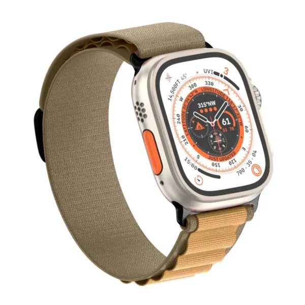 Ремінець до смарт-годинника Armorstandart Alpina Band для Apple Watch 49/46/45/44/42 (Series 1-3) Tan (ARM82565)