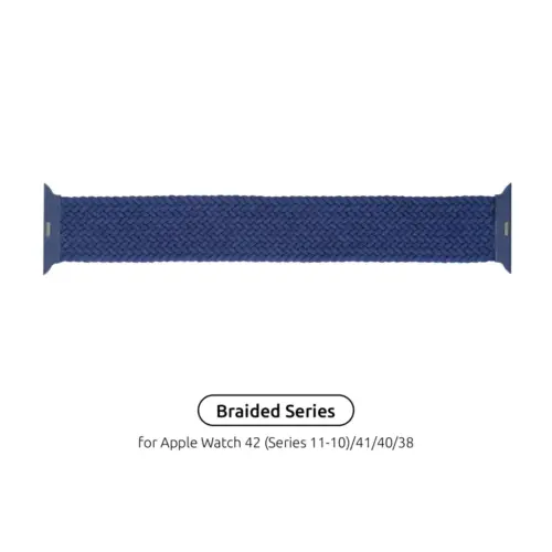 Ремінець до смарт-годинника Armorstandart Braided Solo Loop для Apple Watch 42 (Series 11-10)/41/40/38 Atlantic Blue Size 2 (120 mm) (ARM58066)