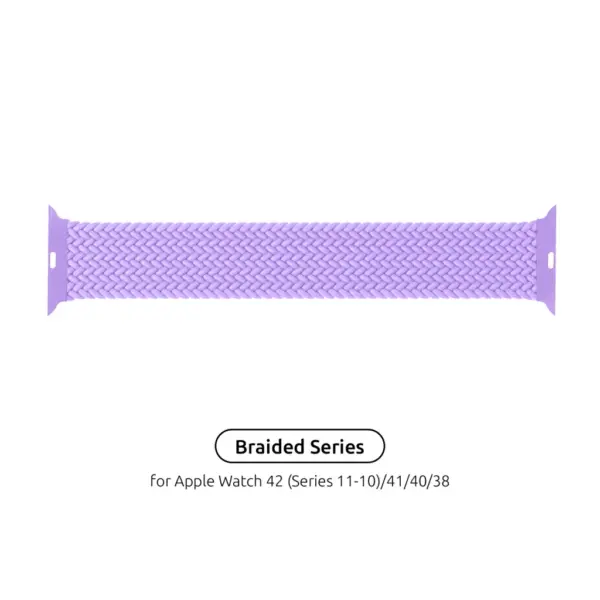 Ремінець до смарт-годинника Armorstandart Braided Solo Loop для Apple Watch 42 (Series 11-10)/41/40/38 Lavender Grey Size 6 (144 mm) (ARM64899)