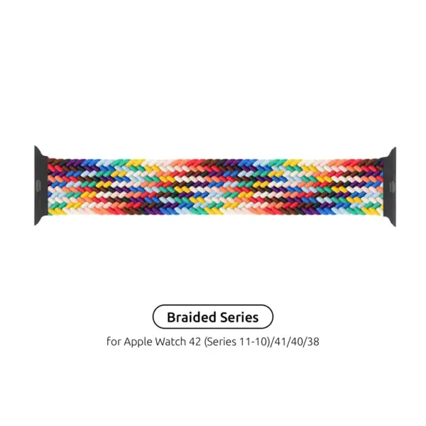 Ремінець до смарт-годинника Armorstandart Braided Solo Loop для Apple Watch 42 (Series 11-10)/41/40/38 Pride Edition Size 4 (132 mm) (ARM64934) Ремінець до смарт-годинника Armorstandart Braided Solo Loop для Apple Watch 42 (Series 11-10)/41/40/38 Pride Edition Size 4 (132 mm) (ARM64934)