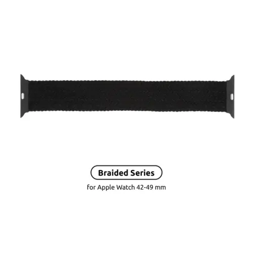Ремінець до смарт-годинника Armorstandart Braided Solo Loop для Apple Watch 49/46/45/44/42 (Series 1-3) Charcoal Size 6 (148 mm) (ARM58072)