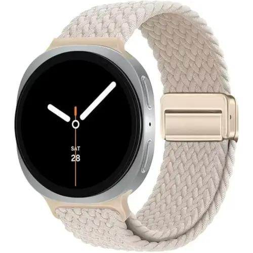 Ремінець до смарт-годинника Armorstandart Braided Solo Loop для Samsung Watch 8 / 8 Classic (20x113 mm) Starlight (ARM87357)