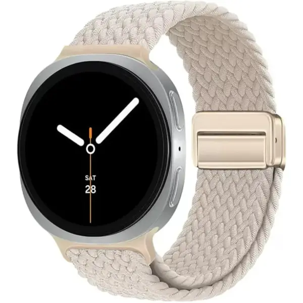 Ремінець до смарт-годинника Armorstandart Braided Solo Loop для Samsung Watch 8 / 8 Classic (20x113 mm) Starlight (ARM87357)